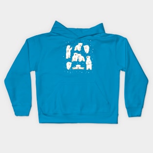 Cute Polar Bear Cubs Kids Hoodie